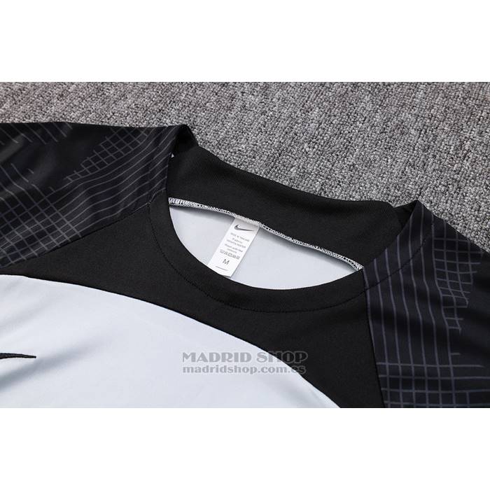 Chandal del Barcelona Manga Corta 2023-2024 Gris - Pantalon Corto